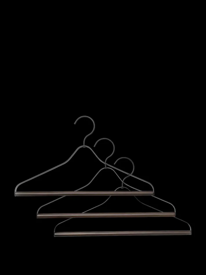 ferm LIVING Hooks And Holders<Coat Hanger - Black (set of 3)