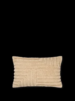 ferm LIVING Cushions<Crease Wool Cushion - Rectangular - Light Sand