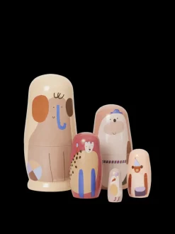 ferm LIVING Toys<Critter Nesting Dolls Multi