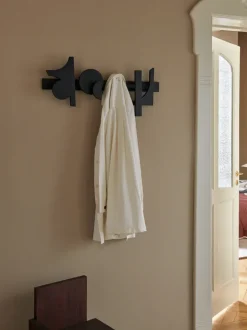 ferm LIVING Hooks And Holders<Cupe Wall Rack - Black