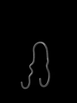ferm LIVING Hooks And Holders<Curvature Double Hook - Black Brass