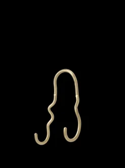 ferm LIVING Hooks And Holders<Curvature Double Hook - Brass