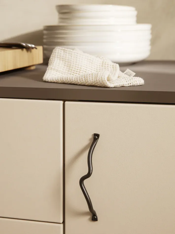 ferm LIVING Hooks And Holders<Curvature Handle - Black Brass