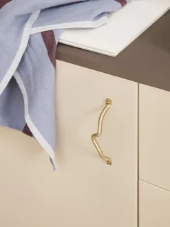 ferm LIVING Hooks And Holders<Curvature Handle - Brass