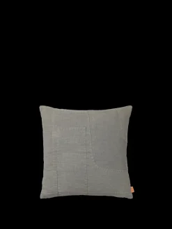 ferm LIVING Cushions<Darn Cushion - Blue Grey