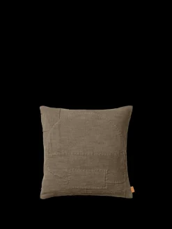 ferm LIVING Cushions<Darn Cushion - Dark Taupe