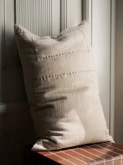 ferm LIVING Cushions<Darn Cushion - Rectangular - Natural