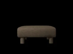 ferm LIVING Dase|Lounge Chairs And Poufs<Dase Ottoman Soft Bouclé - - US Dark Brown