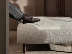 ferm LIVING Dase|Lounge Chairs And Poufs<Dase Ottoman Soft Bouclé - - US Natural