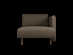 ferm LIVING Dase|Sofas And Daybeds<Dase Sofa Chaise Longue Right Soft Bouclé - - US Dark Brown