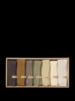 ferm LIVING Kitchen Textiles<Day Cloths - Set of 7 - Calm Calm Blend
