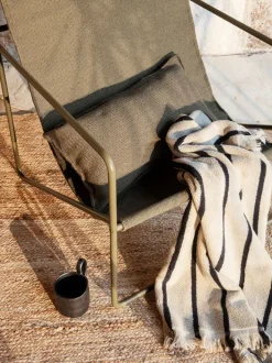 ferm LIVING Outdoor Seating|Chairs And Benches<Desert Lounge Chair - / Olive