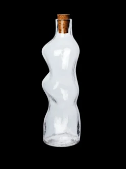 ferm LIVING Carafes<Dimple Bottle - Clear