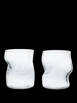 ferm LIVING Glasses<Dimple Glasses - Set of 2 - Clear