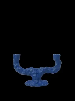 ferm LIVING Candleholders<Dito Candle Holder - Double - Bright Blue