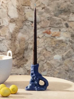 ferm LIVING Candleholders<Dito Candle Holder - Single - Bright Blue