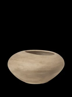 ferm LIVING Outdoor Pots|Plant Pots<Dodu Pot - Low - Brown Light Brown