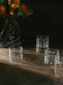 ferm LIVING Glasses<Doodle Glasses - Set of 2 - Low - Clear