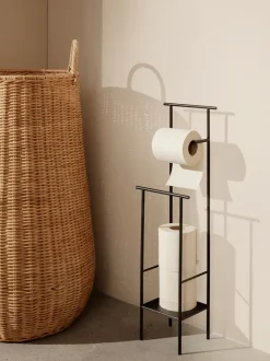 ferm LIVING Storage And Shelves<Dora Toilet Paper Stand - Black