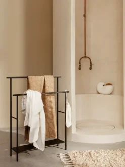ferm LIVING Storage And Shelves<Dora Towel Stand - Black