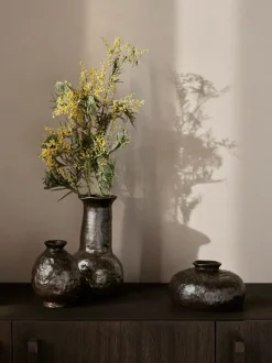 ferm LIVING Vases<Doro Vase - Small - Coffee Dark Brown