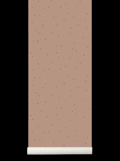 ferm LIVING Wallpaper|Wallpaper<Dot Wallpaper - Dusty Rose