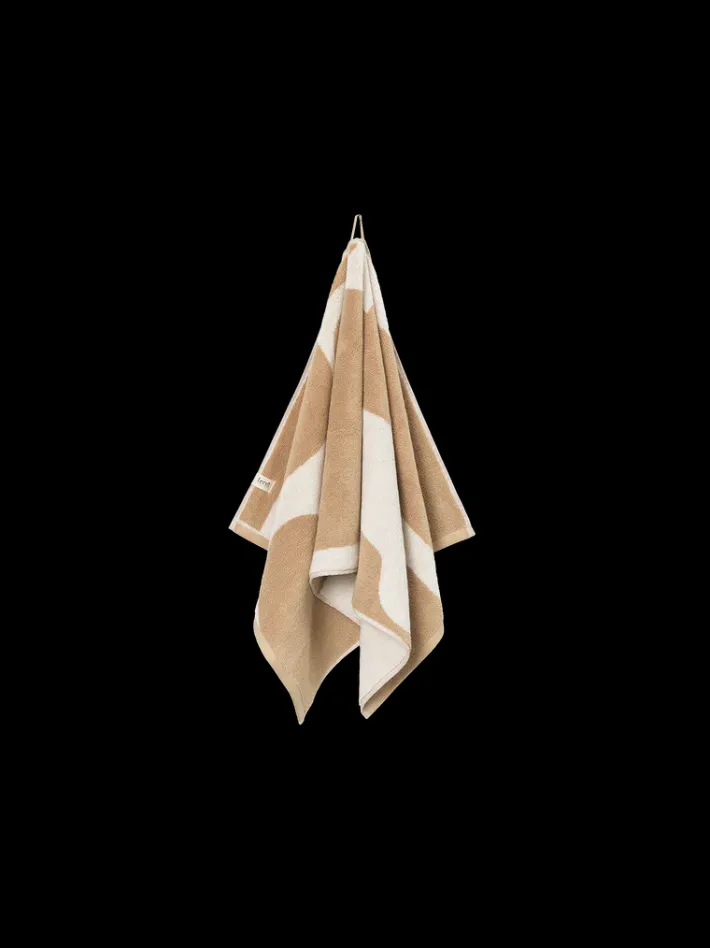 ferm LIVING Towels<Ebb Hand Towel - /Off-White Sand
