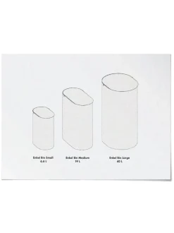 ferm LIVING Kitchen Tools And Utensils|Storage And Shelves<Enkel Bin - Small - Black