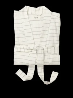ferm LIVING Towels<Field Robe - /Chocolate Off-White