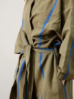 ferm LIVING Towels<Field Robe - /Bright Blue Olive