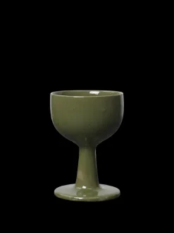 ferm LIVING Glasses<Floccula Wine Glass - Green Dark Green