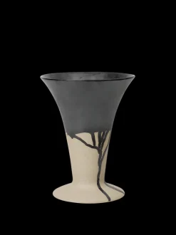 ferm LIVING Vases<Flores Vase - Sand/Black Sand/Black