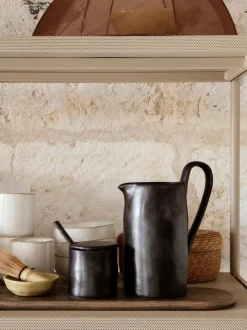 ferm LIVING Plates And Bowls<Flow Jar with spoon - Black