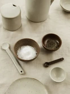 ferm LIVING Plates And Bowls<Flow Jar with spoon - speckle Off-White