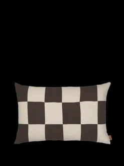 ferm LIVING Cushions<Fold Patchwork Cushion - /Undyed Coffee