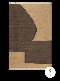 ferm LIVING Outdoor Textiles|Rectangular Rugs<Forene Rug - Tan/ - 80 x 140 cm Chocolate