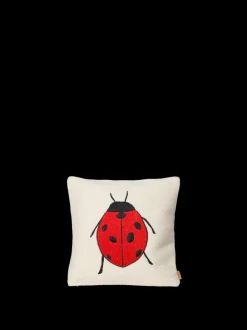ferm LIVING Textiles<Forest Embroidered Cushion - Ladybird