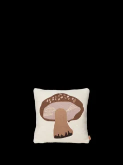 ferm LIVING Textiles<Forest Embroidered Cushion - Porcini