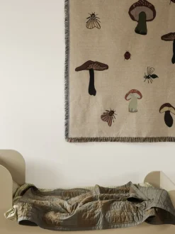 ferm LIVING Textiles<Forest Tapestry Blanket - Sand