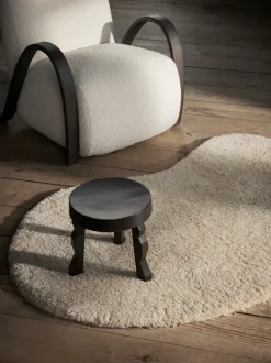 ferm LIVING Round Rugs<Forma Wool Rug - Small - Off-White
