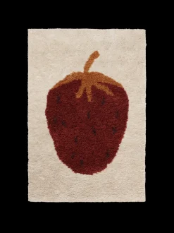 ferm LIVING Rugs<Fruiticana Tufted Strawberry Rug - 120 x 180 cm Red