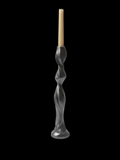 ferm LIVING Candleholders<Gale Candle Holder - Large - ened Aluminium Black