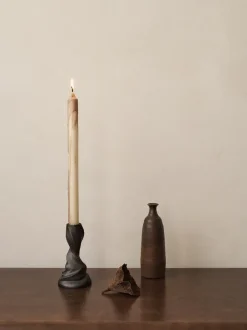 ferm LIVING Candleholders<Gale Candle Holder - Small - ened Aluminium Black