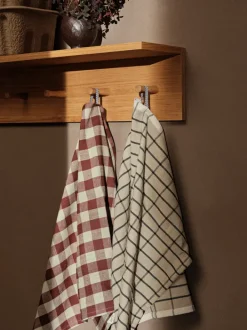 ferm LIVING Kitchen Textiles<Hale Tea Towel - /Grey Green Cinnamon