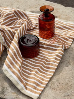 ferm LIVING Kitchen Textiles<Hale Tea Towel - /Silver Fern Golden Brown