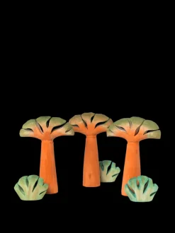 ferm LIVING Toys<Hand-carved Baobab Tree Dark Green