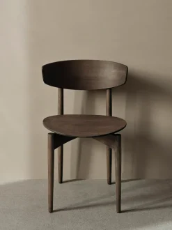 ferm LIVING Chairs And Benches<Herman Dining Chair - Wood - Dark Stained Beech Dark Brown