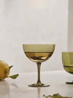 ferm LIVING Glasses<Host Cocktail Glasses - Set of 2 - Moss Green