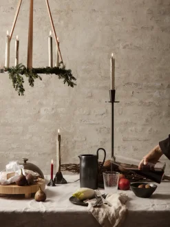 ferm LIVING Candleholders<Hoy Casted Candle Holder - Black