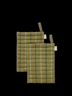 ferm LIVING Kitchen Textiles<Ito Pot Holder - Set of 2 - Seaweed